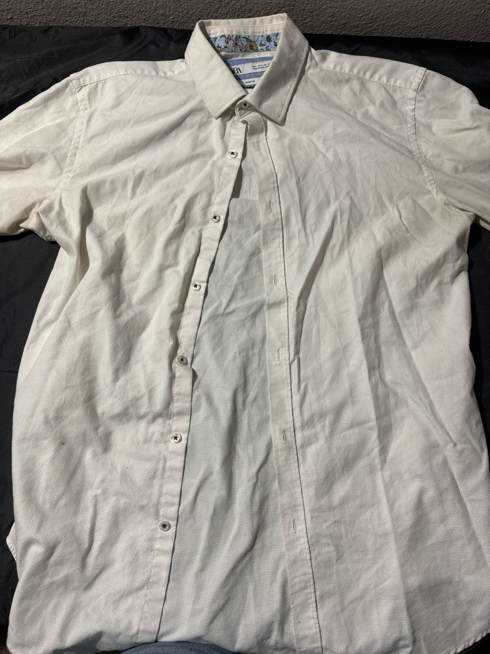 Men's White Button-Up Shirt